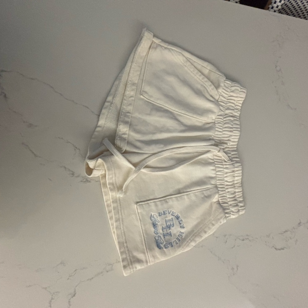 Forever 21 White Athletic Shorts